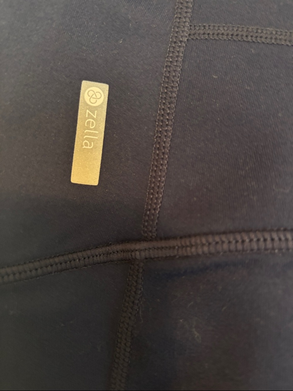 Zella Navy Blue High-Rise Performance Leggings - Picture 4 of 6